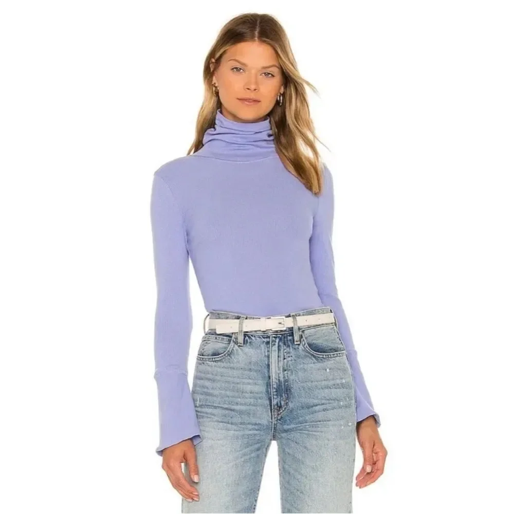 FREE PEOPLE | INTIMATELY Light Purple Sydney Turtleneck Women’s Size X-Small